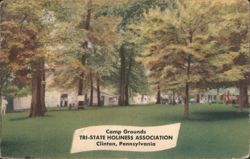 Camp Grounds Tri-State Holiness Association, Clinton Postcard