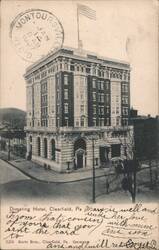 Dimeling Hotel, Clearfield, PA Postcard
