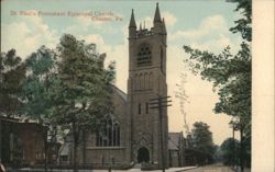 St. Paul's Protestant Episcopal Church, Chester, PA Postcard