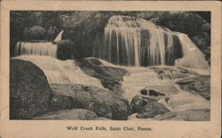 Wolf Creek Falls, Saint Clair Postcard