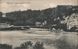 Natural Scenery, Saltsburg, PA. Postcard