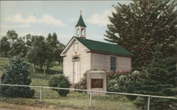Decker Chapel, Smallest Church in U.S.A. Postcard