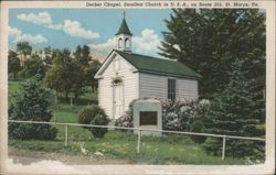 Decker Chapel, Smallest Church in U.S.A., St. Marys, PA Postcard