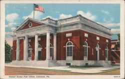 United States Post Office, Lebanon, PA Postcard