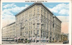Hotel Jermyn on the Lackawanna Trail Postcard