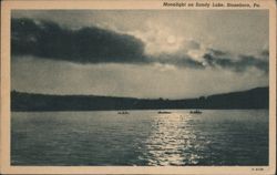 Moonlight on Sandy Lake Postcard