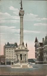 Soldiers and Sailors Monument, Scranton, PA Postcard