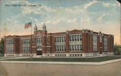 New High School, Latrobe, PA Postcard