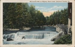 McConnells Mill on Slippery Rock Creek, PA Postcard