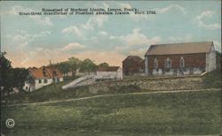 Homestead of Mordecai Lincoln, Lorane, PA, Built 1733 Postcard