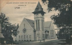 Ligonier Methodist Church on The Diamond Postcard