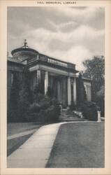 Vail Memorial Library, Lincoln University, PA Postcard