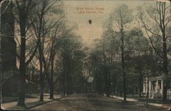 West Water Street, Lock Haven, PA Postcard