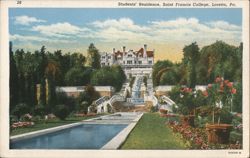 Students' Residence, Saint Francis College, Loretto, PA Postcard