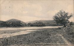 Susquehanna River Scene, Lock Haven, PA Postcard