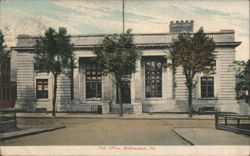 Post Office, McKeesport, PA Postcard