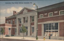 Lancaster Free Public Library Postcard