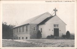 Assembly of God Church, Landisburg, PA Postcard