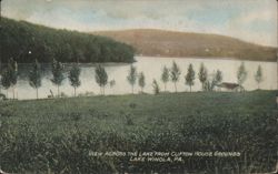 View Across the Lake from Clifton House Grounds Postcard