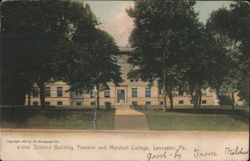 Science Building, Franklin and Marshall College Postcard