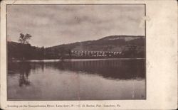 Evening on the Susquehanna River Postcard