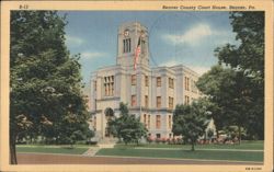 Beaver County Court House, Beaver, PA Postcard