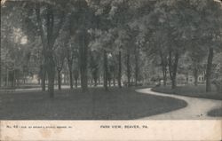 Park View, Beaver, PA Postcard