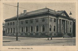 Carnegie Library - Beaver Falls, PA Postcard
