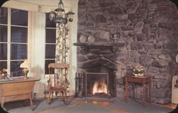 Griscom Lounge, Griscom Hall, Buck Hill Falls Postcard