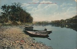 The Upper Landing, Bushkill, PA Postcard