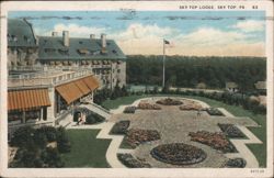 Sky Top Lodge, Sky Top, PA Postcard