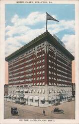 Hotel Casey, Scranton, PA on the Lackawanna Trail Postcard