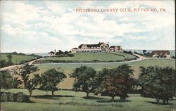 Pittsburg County Club, Pittsburg, PA Postcard