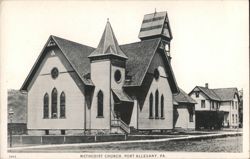 Methodist Church, Port Allegany Postcard