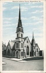 Memorial Lutheran Church, Shippensburg, PA Postcard