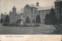 State Hospital - North Warren, PA Postcard