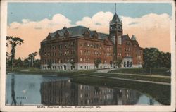 State Normal School, Plattsburgh, PA Postcard