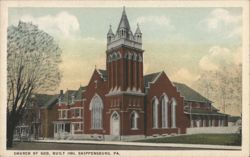 Church of God, Shippensburg, PA Postcard