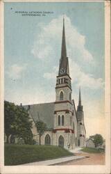 Memorial Lutheran Church, Shippensburg Postcard