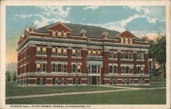 Science Hall, State Normal School, Bloomsburg, PA Postcard