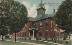 High School Building, Port Allegany, PA Postcard
