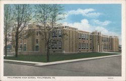 Philipsburg High School Postcard