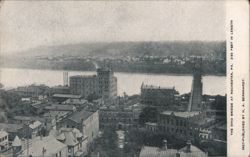 The Ohio Bridge at Rochester, PA, 2185 Feet in Length Postcard