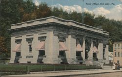 Post Office, Oil City, PA Postcard