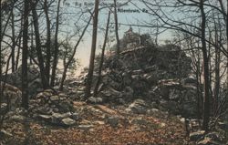 The 'Big Rock' looking South, Allentown, PA Postcard
