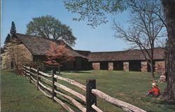 Barn & Stables, Thompson-Neely House, Washington Crossing Postcard