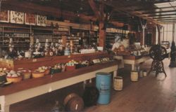 General Store Interior, Magee Transportation Museum Postcard