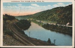 Lackawanna Trail through Gorge Postcard
