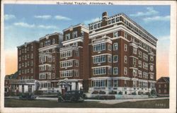 Hotel Traylor, Allentown, PA Postcard