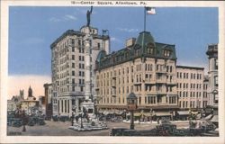 Center Square Postcard